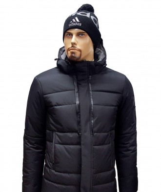 Размеры в наличии:3XL(52-54) 
Мужское зимнее пальто Adidas
Разработанное для нош. . фото 7