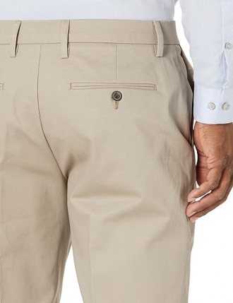 Бавовняні штани-чіноси від бренду Amazon. Невелика розтяжність додає комфорту та. . фото 4
