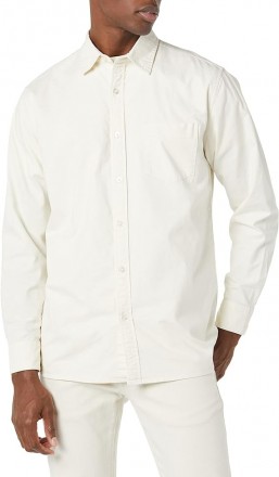 Щільна бавовняна оксфордська сорочка від Amazon. Виготовлена з органічної бавовн. . фото 2
