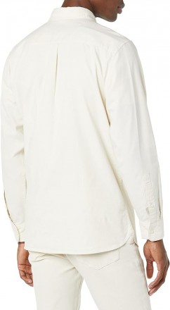 Щільна бавовняна оксфордська сорочка від Amazon. Виготовлена з органічної бавовн. . фото 3