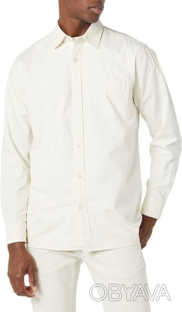 Щільна бавовняна оксфордська сорочка від Amazon. Виготовлена з органічної бавовн. . фото 1