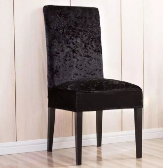 Велюровые чехлы на стулья со спинкой на резинке, 6 шт комплект, Турция
 Цена ука. . фото 10