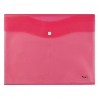 Папка на кнопке формата А4, яркого розового цвета. Вместимость до 50 листов. В п. . фото 2