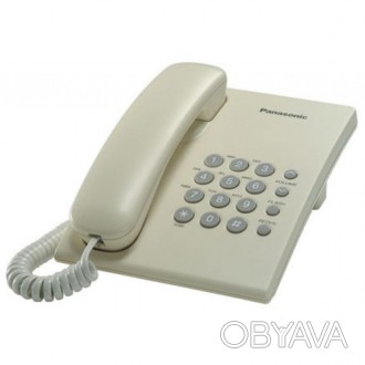 
PANASONIC KX-TS2350UAJ - классическая модель проводного стационарного телефона.. . фото 1