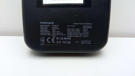 Promate SolarTank-20PDCi — багатофункціональний повербанк на 20 000 mAh з USB-C . . фото 3