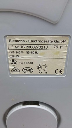 Siemens TG 20002/02
Внимание! Комісійний товар. Уточнюйте наявність і комплектац. . фото 6