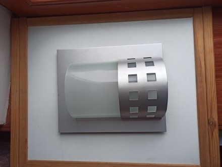 Настенный светильник BRILUX KS-6 серебристого цвета. Корпус выполнен из металла-. . фото 4