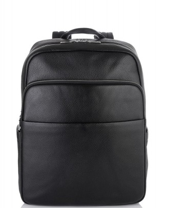 
	Мужской рюкзак для ноутбука диагональю 16 дюймов из натуральной телячьей кожи . . фото 5
