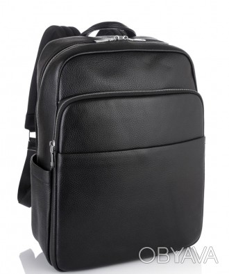 
	Мужской рюкзак для ноутбука диагональю 16 дюймов из натуральной телячьей кожи . . фото 1