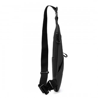 
	Текстильная мужская сумка через плечо ATN02-6675A в черном цвете.
Размеры изде. . фото 6