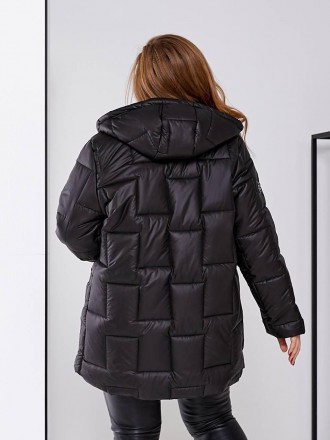 
Куртка женская батал синтепонова
Код 016996
Цвета: черный, мокко, графит, белый. . фото 8