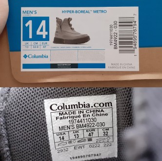 Columbia Hyper-Boreal Metro Sneaker
Оригінал, куплені та привезені з США.
Нові. . фото 11