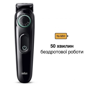 Триммер Braun Beard Trimmer BT3411 черный Триммер Braun Beard Trimmer BT3411 име. . фото 6