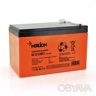 
	Аккумуляторная батарея MERLION GL12120F2 - правильная батарея для устройств с . . фото 1