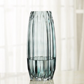 Ваза стеклянная Элегантная ваза из прочного стекла с оригинальным дизайнерским р. . фото 2