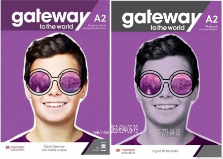 Продам Gateway to the World for Ukraine 2/A2 students book + workbook (Підручник. . фото 2
