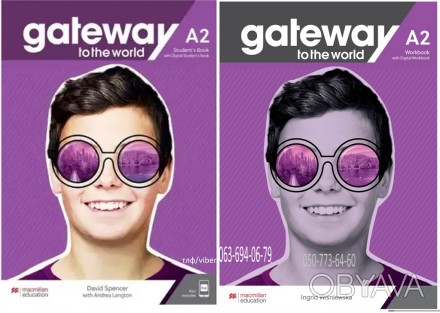 Продам Gateway to the World for Ukraine 2/A2 students book + workbook (Підручник. . фото 1