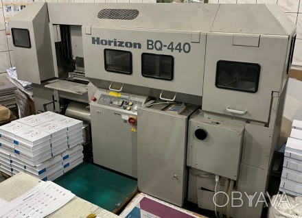 продам термоклеєва машина Horizon BQ 440,
під середні та великі тиражі,
макс о. . фото 1