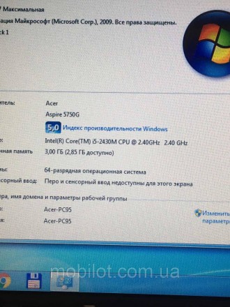 Материнская плата Acer 5750 (NZ-6422) 
Материнская плата к ноутбуку Acer 5750. В. . фото 4