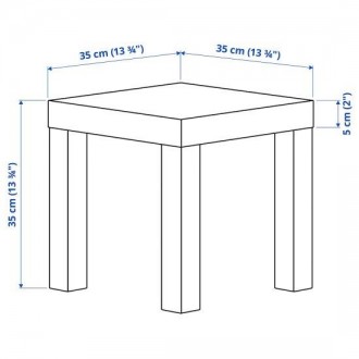 Дизайн цього білого столу LACK дозволяє легко використовувати його для різних по. . фото 6