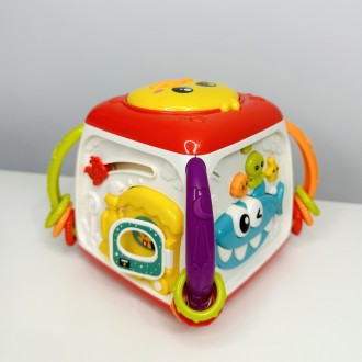 Развивающая игрушка "музыкальный куб" (укр. озвучка, сказки, песни) арт. TK - 20. . фото 3