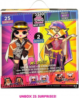 Лялька L.O.L. Surprise O.M.G. Movie Magic Ms. Direct Fashion Doll арт. 577904
L.. . фото 5