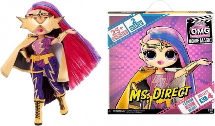 Лялька L.O.L. Surprise O.M.G. Movie Magic Ms. Direct Fashion Doll арт. 577904
L.. . фото 4