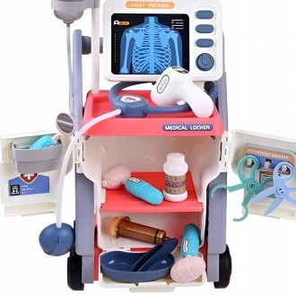 Игровой набор доктора с тележкой (больница) арт. 927/7241
"Доктор" - любимая сюж. . фото 4