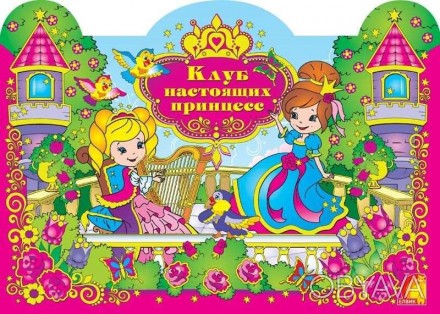 Детская книга для маленьких принцесс содержит в себе крупные раскраски с подсказ. . фото 1