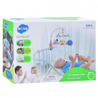 Мобиль - подвеска на кроватку TM Hola арт. E 298
Прекрасный подарок для новорожд. . фото 5