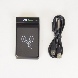 USB-зчитувач CR20MW для зчитування і запису карт стандарту Mifare.
	Бренд: ZKTec. . фото 5