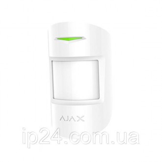 Комбинированный датчик движения и разбития Ajax CombiProtect (white) для системы. . фото 9