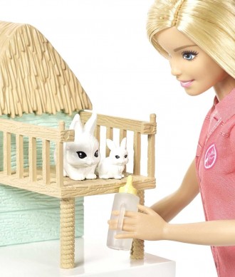 Игровой набор – кукла Барби и центр спасения животных (Barbie Animal Rescuer Cen. . фото 8