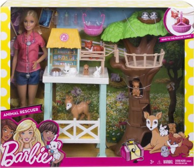 Игровой набор – кукла Барби и центр спасения животных (Barbie Animal Rescuer Cen. . фото 10
