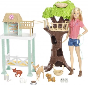 Игровой набор – кукла Барби и центр спасения животных (Barbie Animal Rescuer Cen. . фото 5