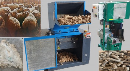 Пресс - грануляторы для овечьей шерсти 
BN 100W/BN400W /BN600(Чехия)
Предназна. . фото 2