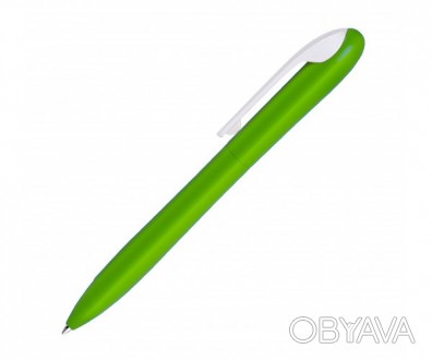 Ручка кулькова автоматична. Ручка пластиковим корпусі, змінний стрижень з синіми. . фото 1