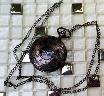 годинник кишеньковий, з ланцюжком

опис:
- нові
- металевий корпус, структур. . фото 4