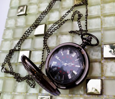 годинник кишеньковий, з ланцюжком

опис:
- нові
- металевий корпус, структур. . фото 3