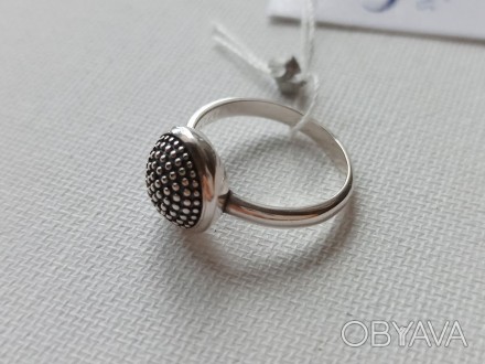Кольцо серебряное 925 ДСТУ, кольцо серебро, серебро 925, чернение, Украина