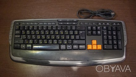 Мембранна оптична світлодіодна клавіатура.
Шнур USB - 1,5 м. 800 dpi.
Загальна. . фото 1