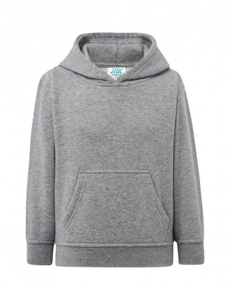 Детская толстовка худи JHK KID SWEATSHIRT KANGAROO Темно-серый меланж, 3/4 года. Киев. фото 1 Детская толстовка худи JHK KID SWEATSHIRT KANGAROO Темно-серый меланж, 3/4 года. Киев. фото 1
