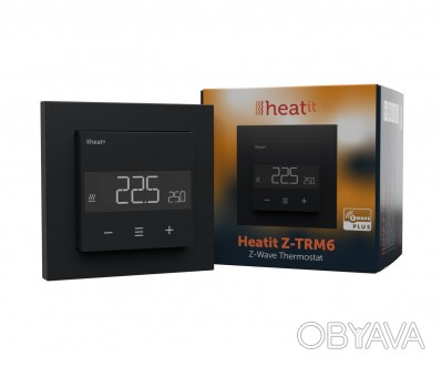 
Термостат теплого пола со счетчиком электроэнергии Heatit Z-TRM6, черный
Heatit. . фото 1