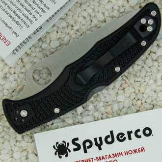 Нож Spyderco Endura Black FRN, Flat Graund
Артикул: C10FPBK Нож Spyderco Endura . . фото 4