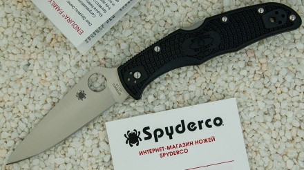 Нож Spyderco Endura Black FRN, Flat Graund
Артикул: C10FPBK Нож Spyderco Endura . . фото 2