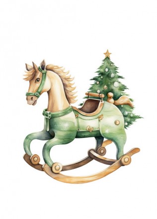 Зелені різдвяні листівки від ілюстратора FubsyFox Digital. В посткроссерському с. . фото 6