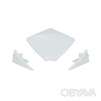 Набор накладок Qtap Water cover Set 03 изготовлен из качественного пластика бело. . фото 1