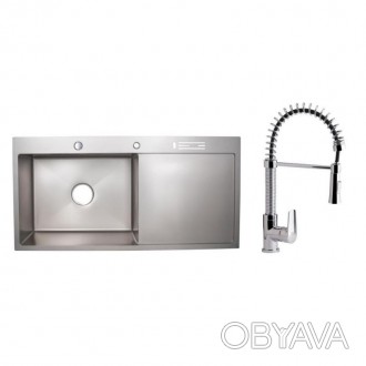 Набор для кухни Tenso 2 в 1 со смесителем для фильтрованной воды (QTTENCRM013F +. . фото 1