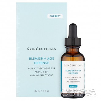 О продукте SkinCeuticals Blemish + AGE Defense Serum Сыворотка против несовершен. . фото 1