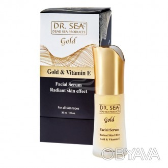 Dr. Sea Facial serum with gold and vitamin E radiant skin effect
Сыворотка для л. . фото 1